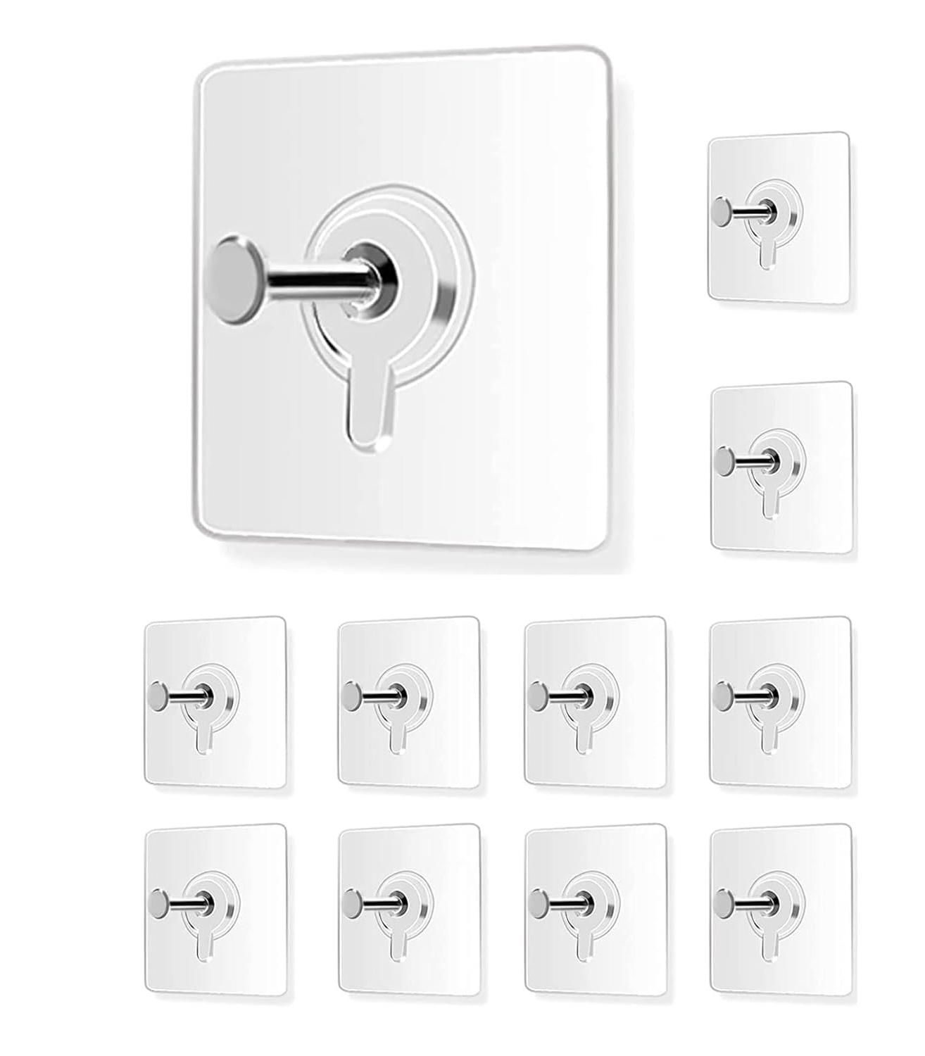 🔥50% OFF🔥 | Reusable Adhesive Wall Hooks (Set of 10)