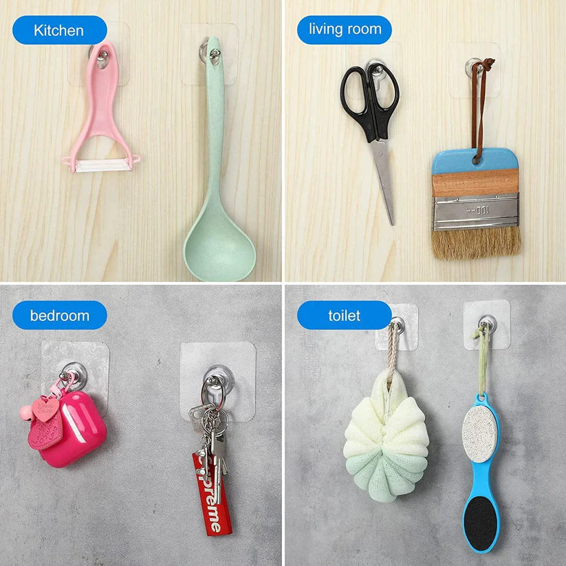 🔥50% OFF🔥 | Reusable Adhesive Wall Hooks (Set of 10)