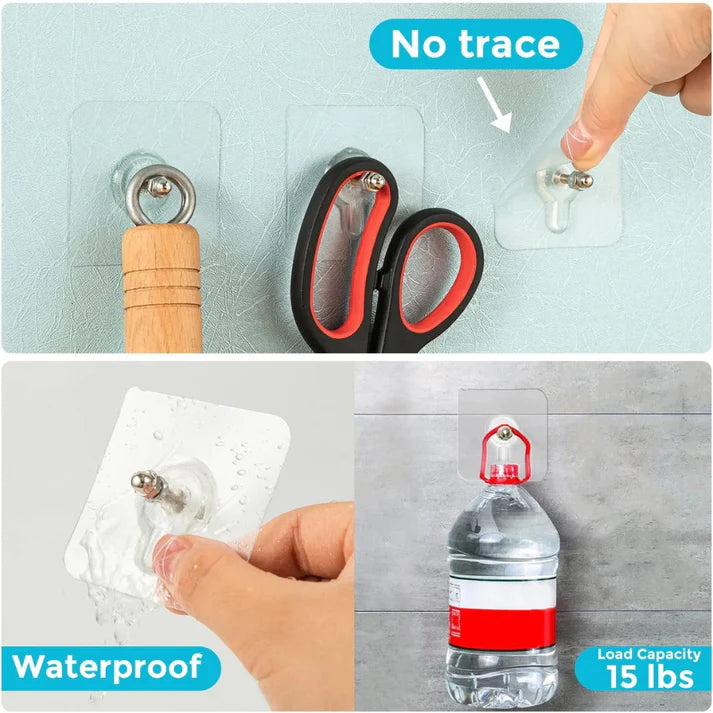 🔥50% OFF🔥 | Reusable Adhesive Wall Hooks (Set of 10)